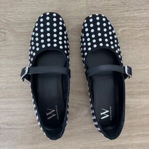 Worthington Dazie Mary Jane Studded detail Ballet Flats